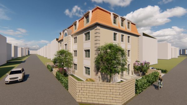 Das neue Haus für die Wilder-Mann-Strasse 44 in Dresden